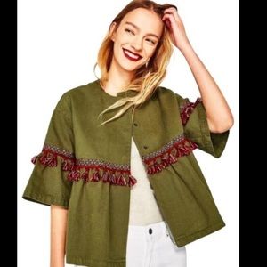 Zara cropped jacket